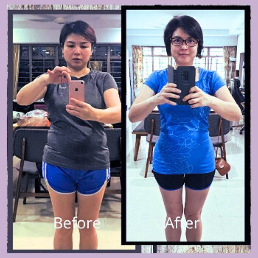 1 month Slimming Journey with Weighted Hoop